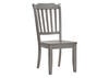Gray Spindle Back Side Chair Gray
