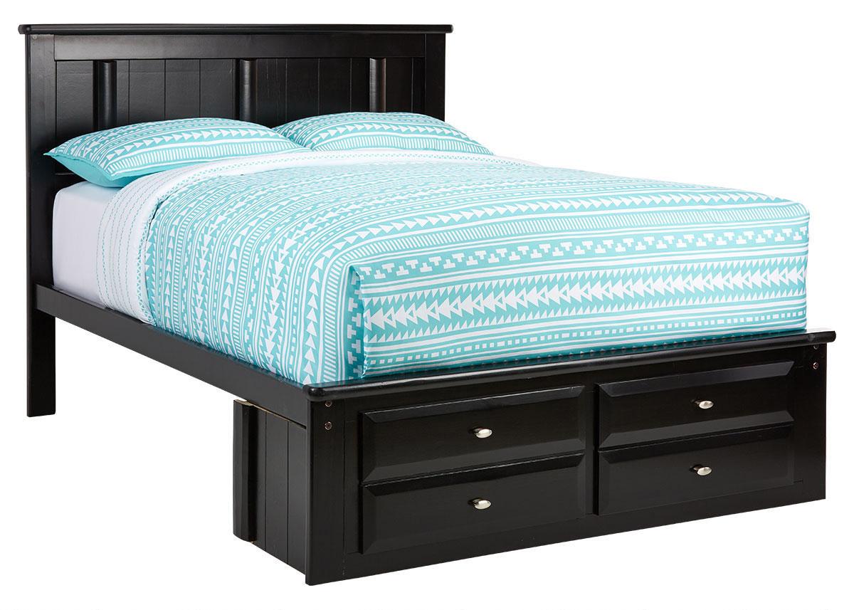 CATALINA 6PC PLAT FULL BLK W/NS BLACK - The RoomPlace