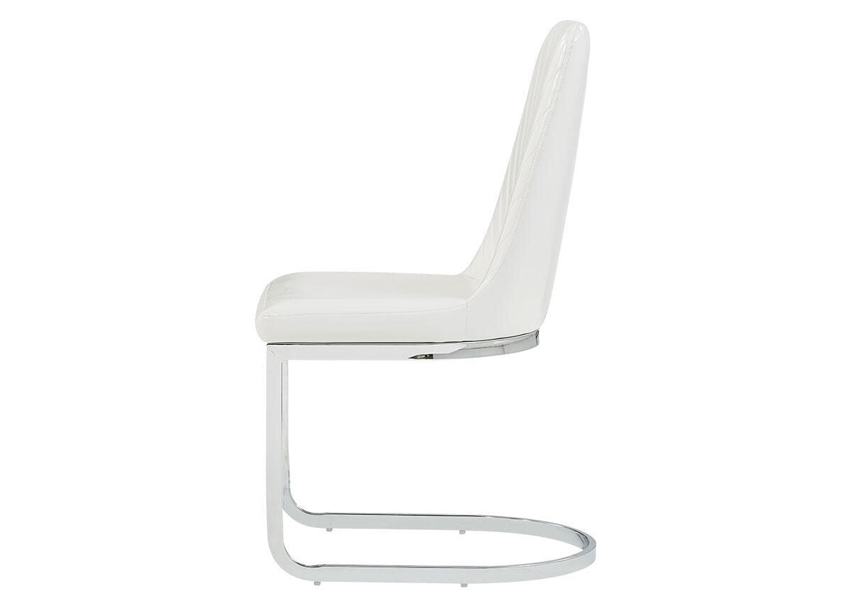 Rossi White Side Chair