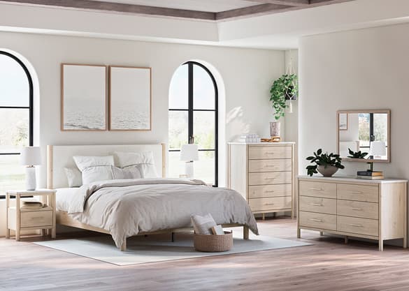 Bodhi Ash 5 Pc. Queen Bedroom - The RoomPlace