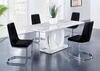 Rossi 7 Pc. Dinette w/Black Side Chairs