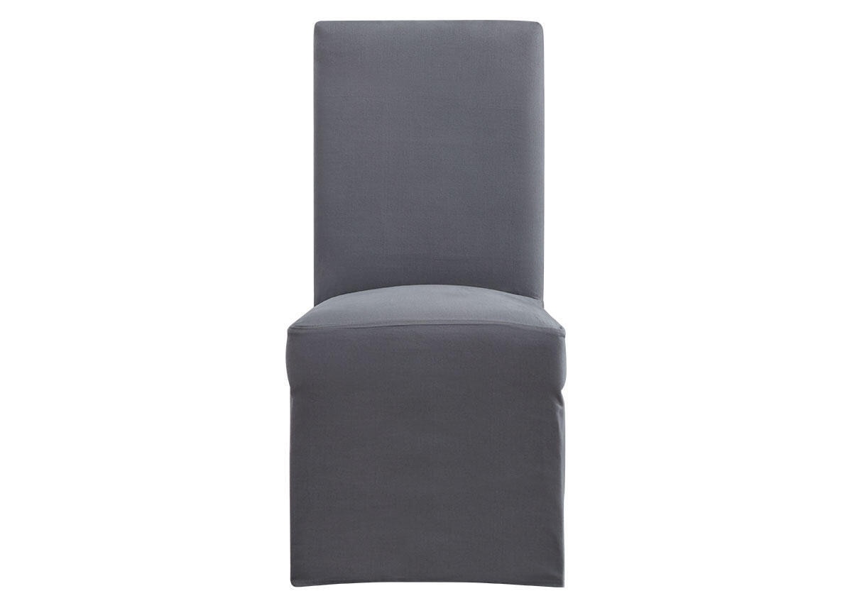 Richland Dining Chair Gray w/Slip Cover