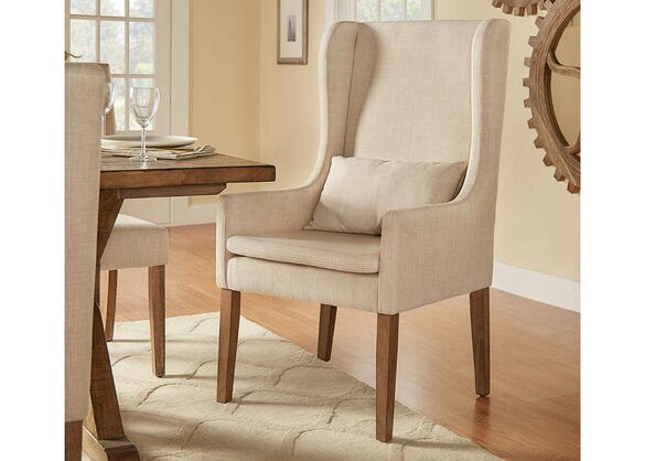 Wingback Chair Beige Richland