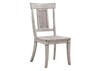 White Panel Back Side Chair White