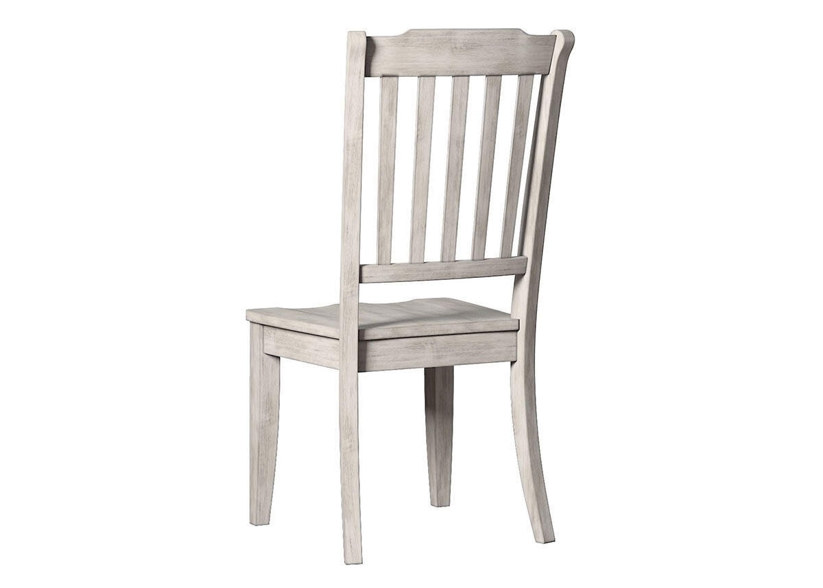 White Spindle Back Side Chair White