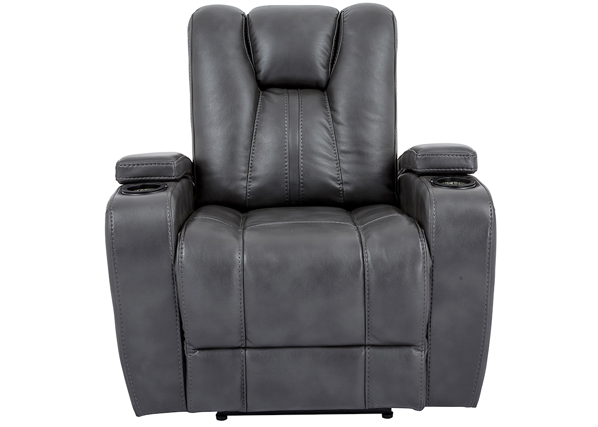 Small leather discount recliners near me