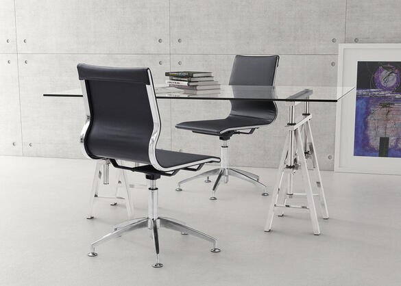 Glider Black Conference Chair
