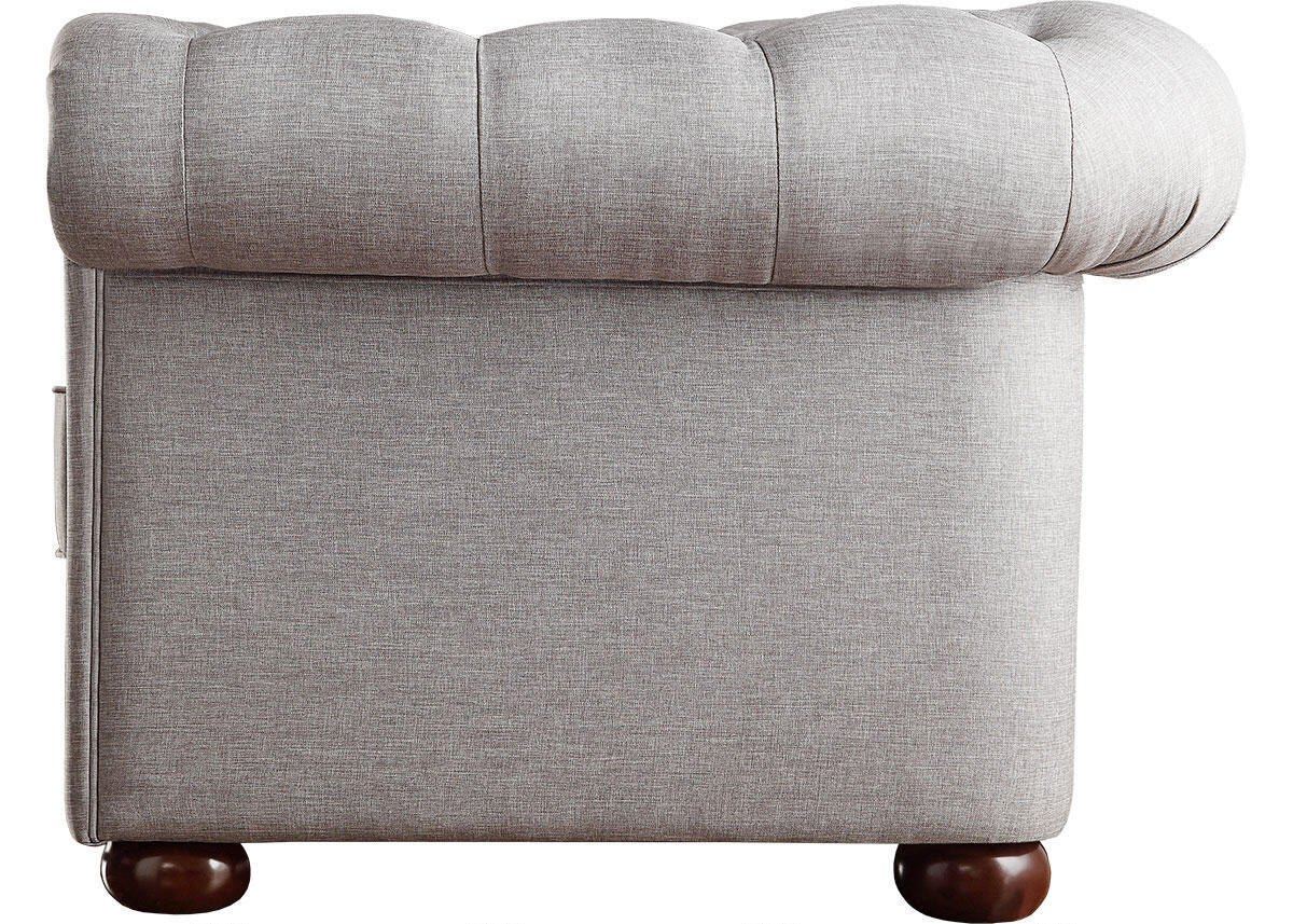 Barrington Gray Linen Sofa