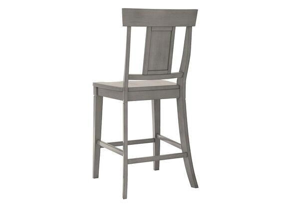 Gray Panel 24&quot; Cntr Ht Chair Gray