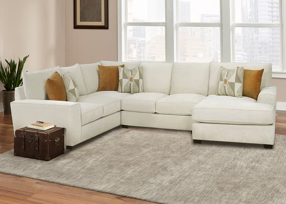 Armless discount loveseat sectional