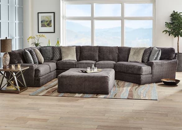 Sectional sofa with cuddler and deals chaise