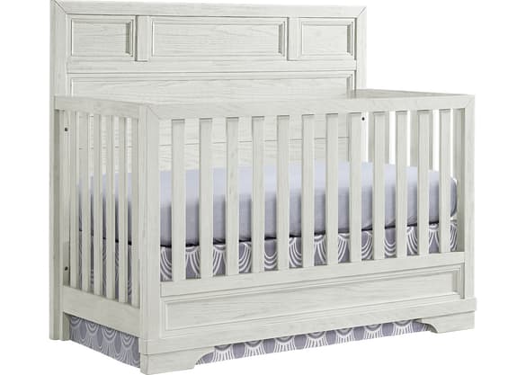 Aiden White Convertible Crib The Roomplace
