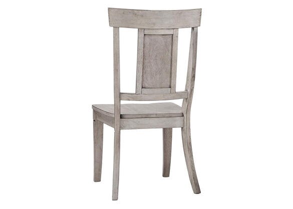 White Panel Back Side Chair White