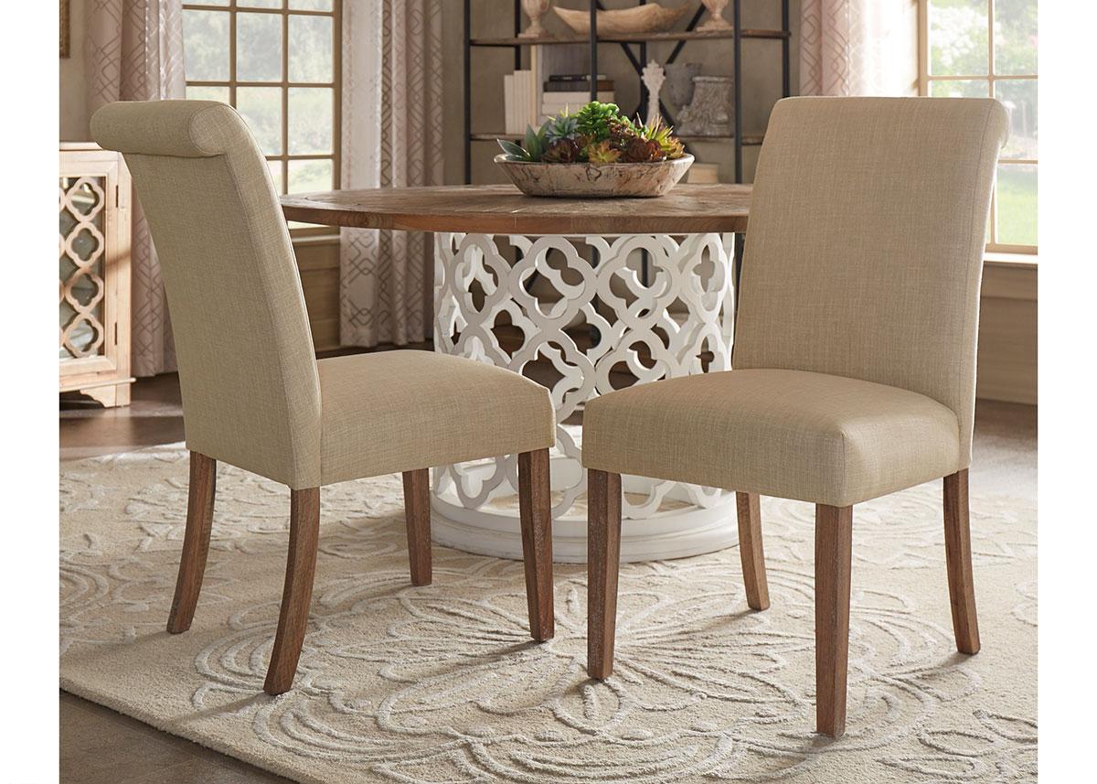 Roll back deals dining chair slipcovers