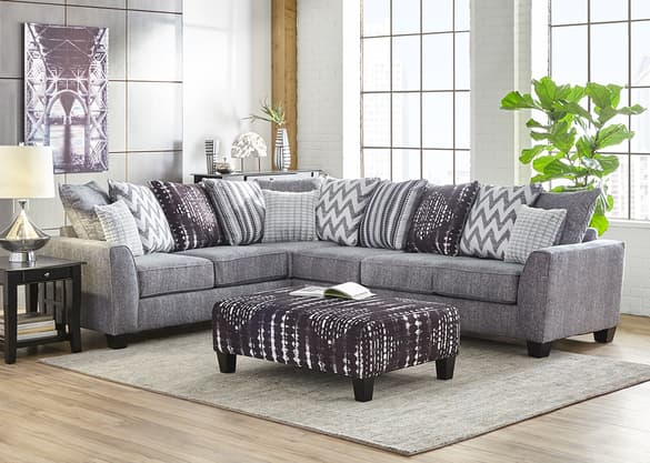 Maddie 2 Pc. Sectional - The RoomPlace