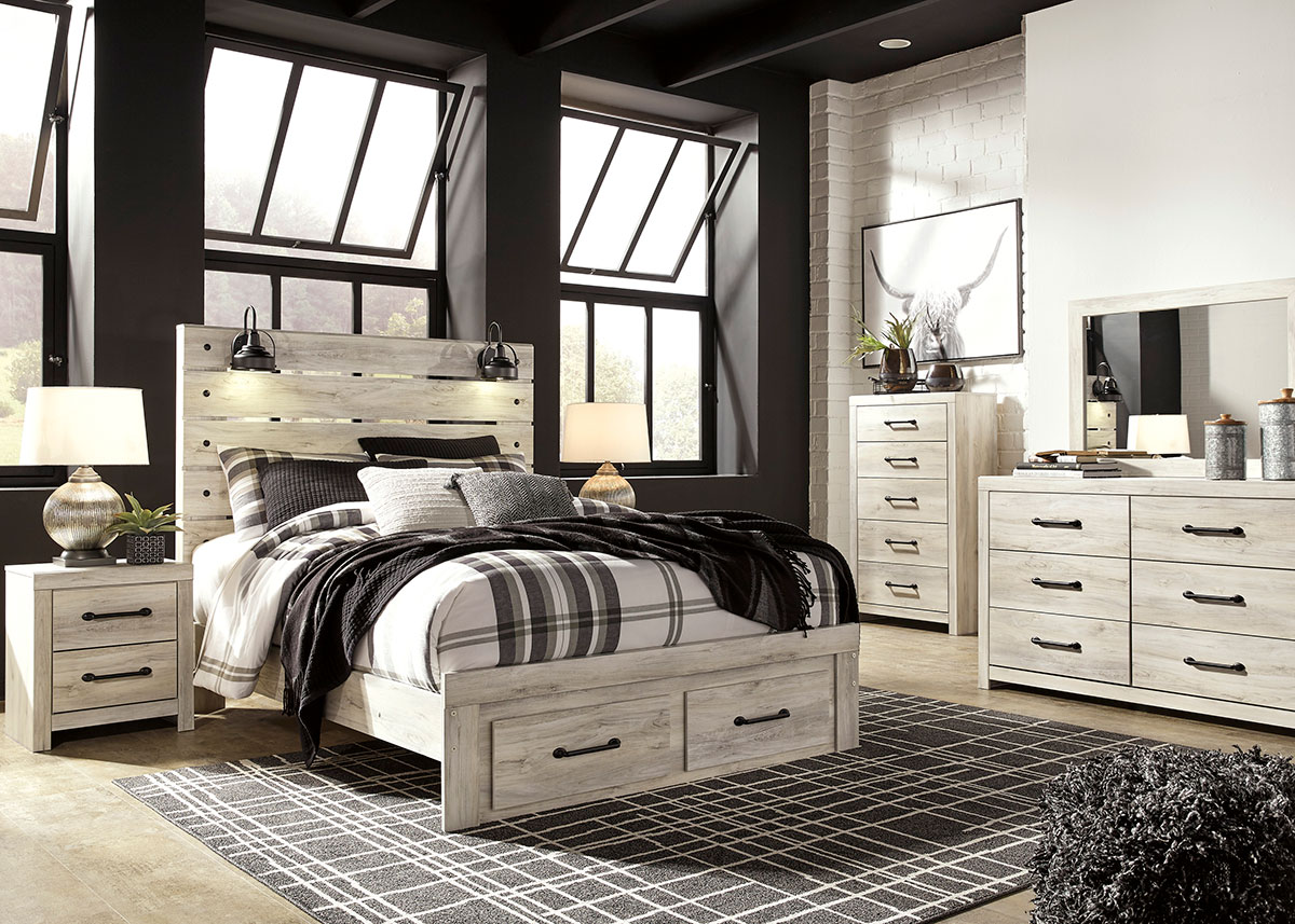 Modern Farmhouse Sawyer Queen Size Bedroom Set – My Furniture Place