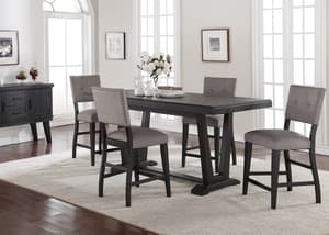 Hill creek black rectangle deals dining table