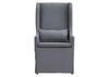 Wingback Chair W/slip Gray Gray