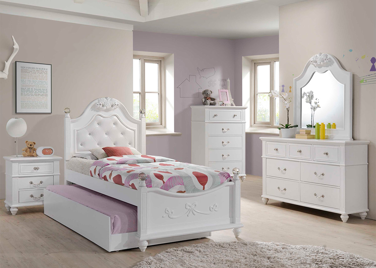 Twin size girl sales bedroom set