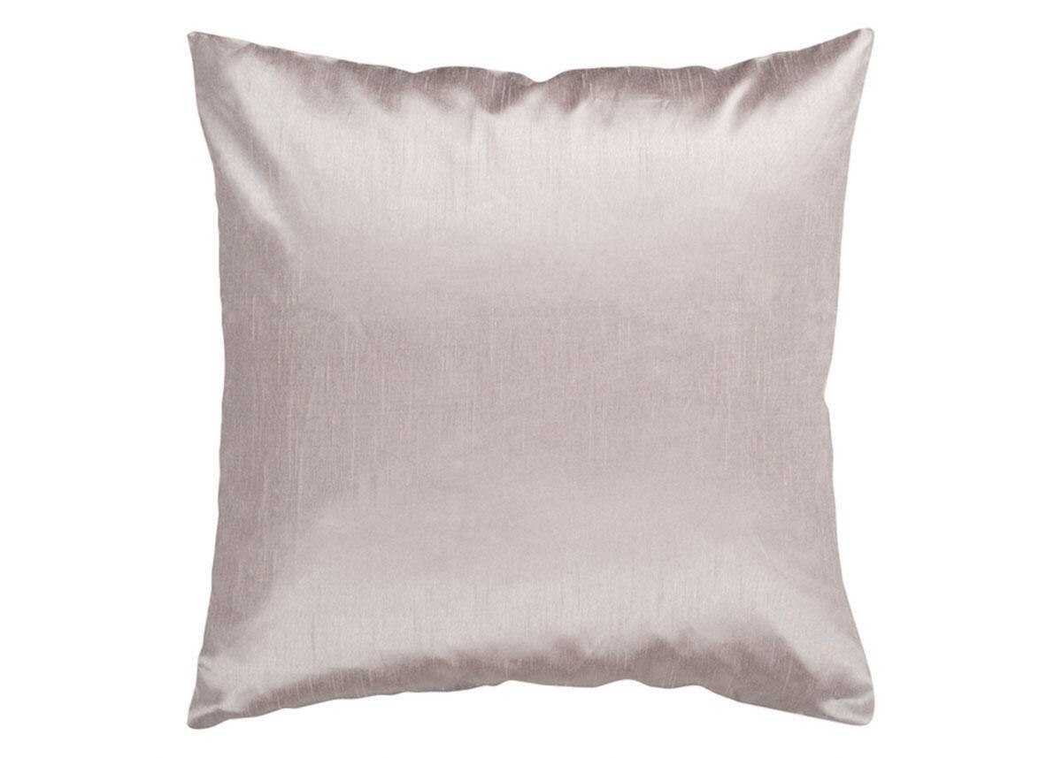 Solid Luxe Throw Pillow Brown