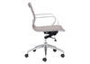 Glider Taupe Low Back Office Chair
