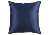 Solid Luxe Throw Pillow Navy