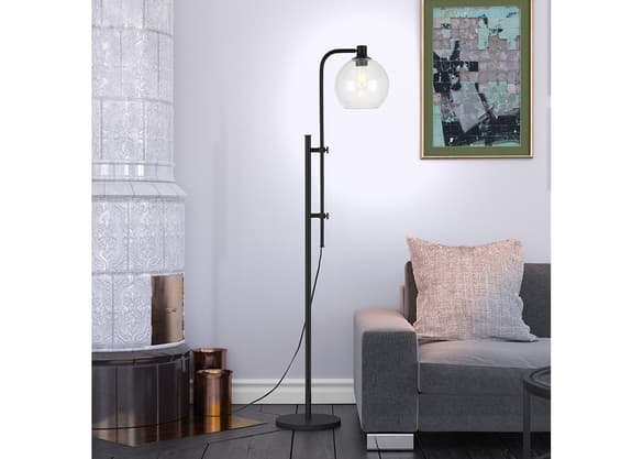 Hudson Industrial Floor Lamp Glass Shade Replacement - Industrial Floor Lamps 1