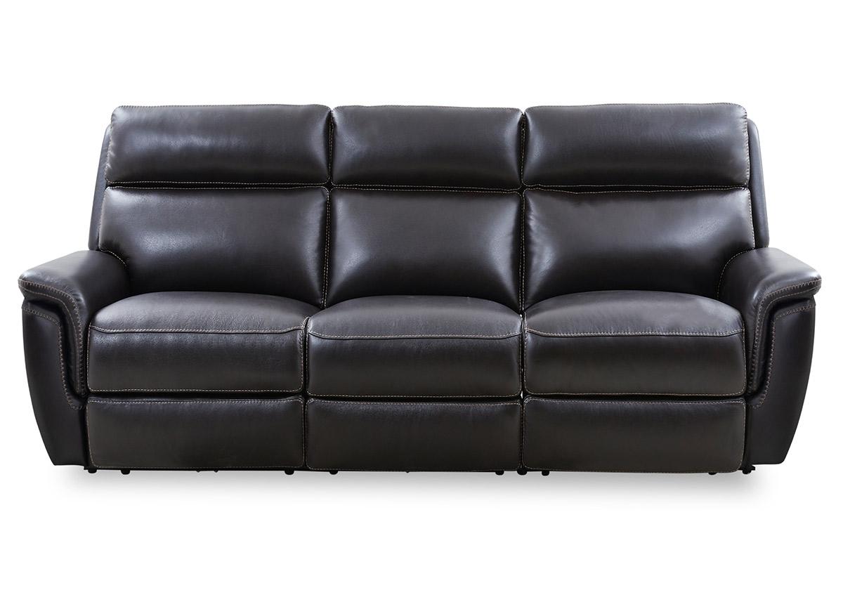 Edgewood discount leather sofa