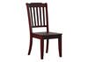 Berry Spindle Back Side Chair Berry