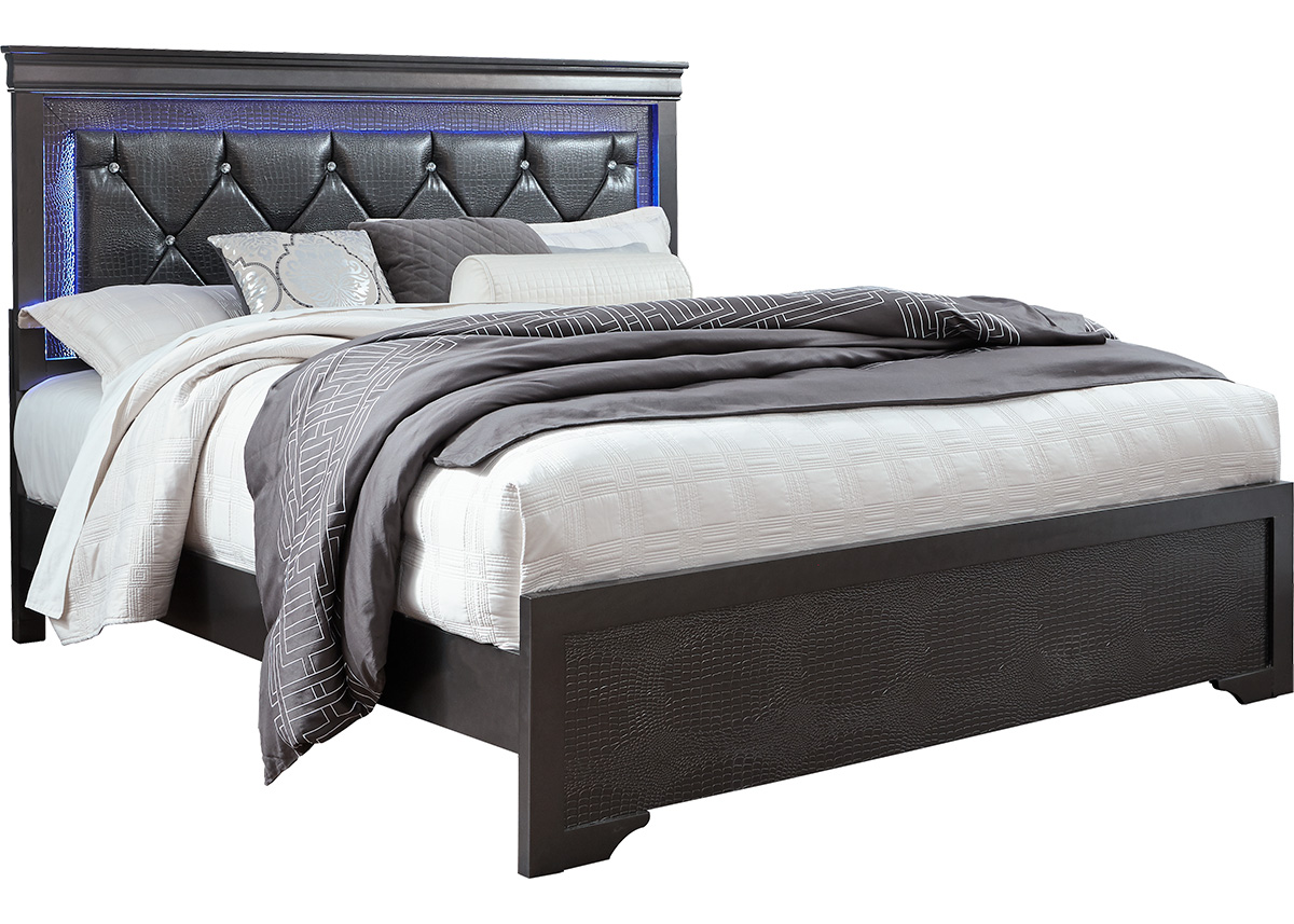 Lombardy Gray Full Bed