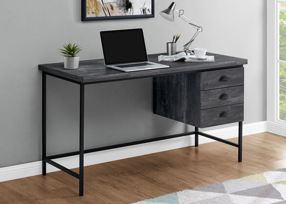 Kelly Charcoal Desk - The RoomPlace