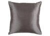 Solid Luxe Throw Pillow Gray