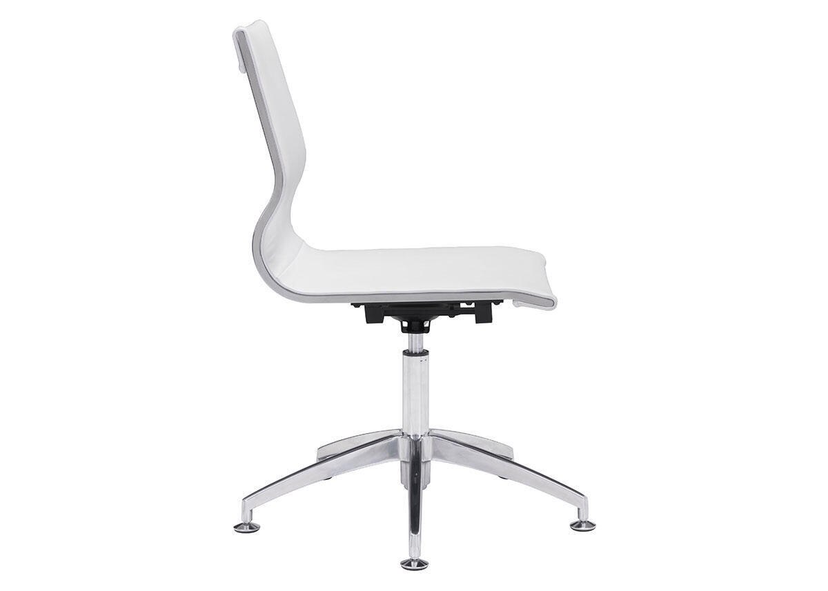 Glider White Conference Chair