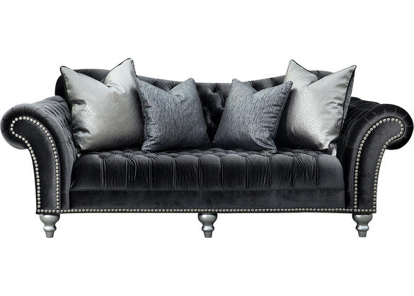 Mirage Charcoal Sofa - The RoomPlace